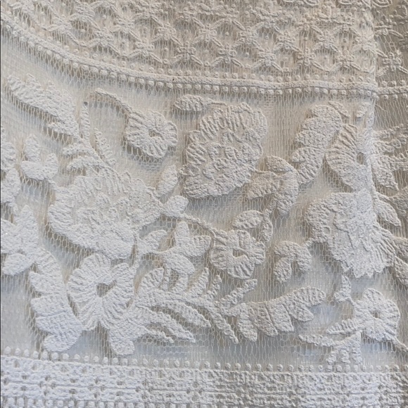 roz & Ali size 6p white lace dress - Picture 4 of 7